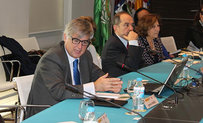 El secretario de Estado Ignacio Ybáñez durante su intervención. JOSÉ LUIS ZATARAIN / FPSC