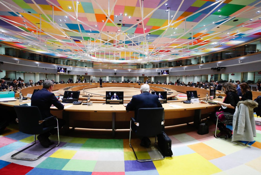 Reunión en Bruselas del Consejo de la Unión Europea