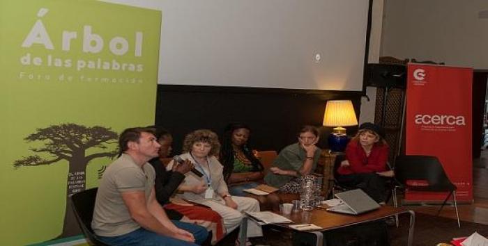 Presentación del taller en el IV Foro “Arbol de las palabras” en el marco del 13 Festival de Cine Africano de Tarifa. AECID