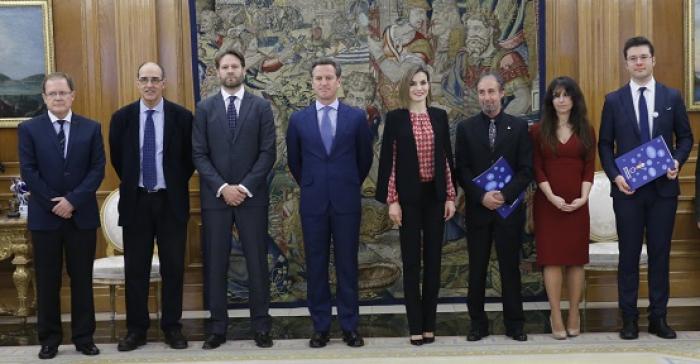 Imagen de los participantes en el encuentro celebrado en el Palacio de la Zarzuela. PLATAFORMA DE INFANCIA