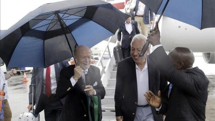 Llegada del Ministro de Asuntos Exteriores y Cooperación español a Haití.