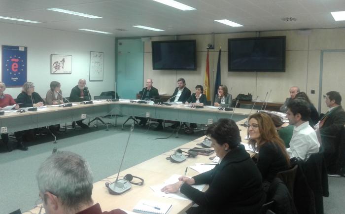 Mesa de Coordinación de Educación durante su reunión el día 4 de diciembre.