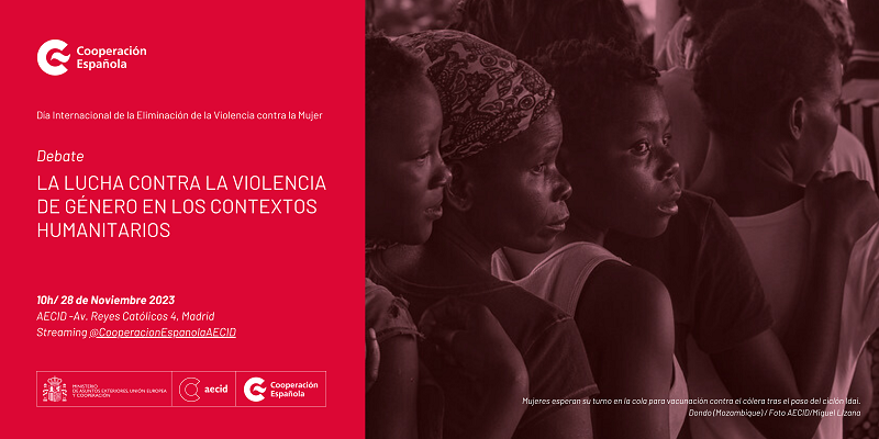 Encuentro La Lucha Contra La Violencia De Genero En Los Contextos HumanitariosOK, Cooperación Española
